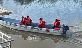 Localizan manatí muerto a altura del Paso del Macuilís en Villahermosa