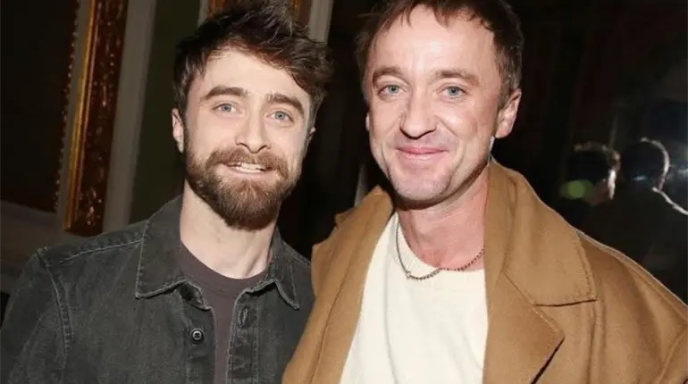 ¡Mágico encuentro! Daniel Radcliffe y Tom Felton se reúnen en Nueva York