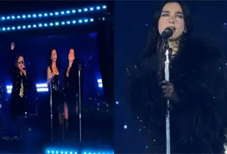 Dua Lipa sorprende cantando ´Oye mi amor´ junto a Fher de Maná en segundo concierto en CDMX