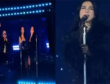 Dua Lipa sorprende cantando ‘Oye mi amor’ junto a Fher de Maná en segundo concierto en CDMX