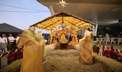 Inaugura SOTOP su Nacimiento Navideño en el Musevi