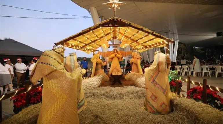 Inaugura SOTOP su Nacimiento Navideño en el Musevi