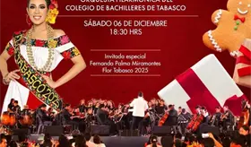 Gran concierto navideño de la Orquesta Filarmónica del COBATAB en City Center