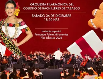 Gran concierto navideño de la Orquesta Filarmónica del COBATAB en City Center