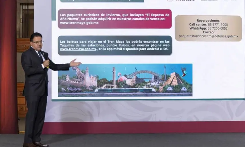 Oferta Tren Maya 20 paquetes turísticos para vacaciones decembrinas
