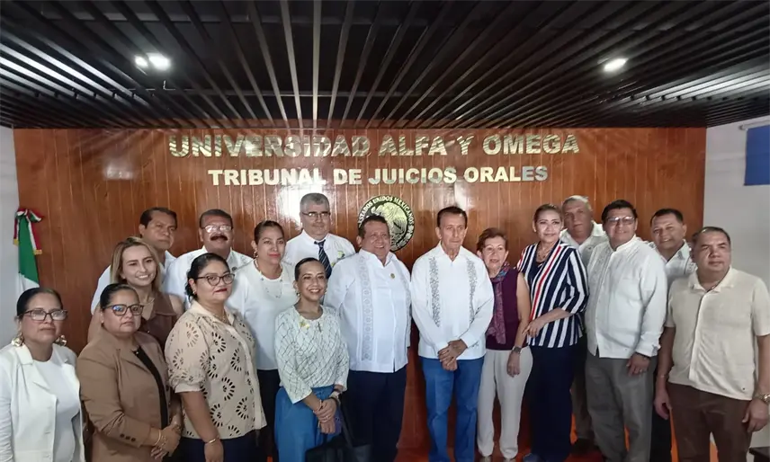 Inaugura Universidad Alfa y Omega su sala de prácticas de Juicios Orales ´Edgar Azcuaga Cabrera´