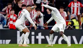 Real Madrid golea al Athletic Club y corta racha sin victoria en liga
