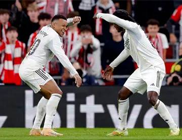 Real Madrid golea al Athletic Club y corta racha sin victoria en liga
