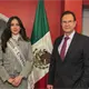Fátima Bosch visita la embajada de México en EE.UU.