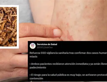 Confirman primeros casos humanos de gusano barrenador en Oaxaca