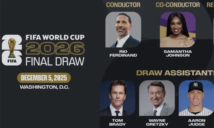 Judge, Brady y O´Neal, las figuras del deporte que estarán en el sorteo del Mundial 2026