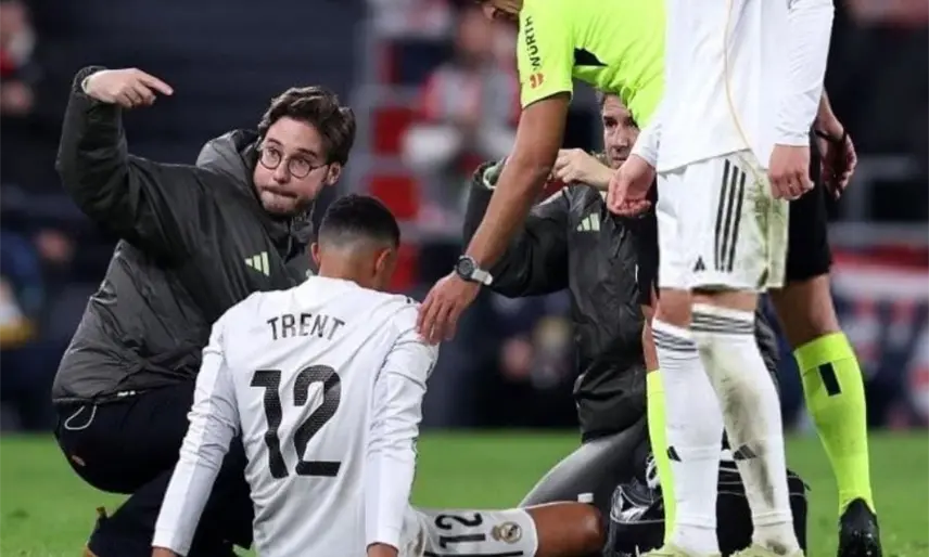 El defensa Trent Alexander-Arnold se suma a las bajas del Real Madrid