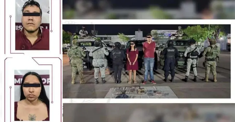 Asegura FIRT Olmeca a dos personas con droga en Tierra Colorada