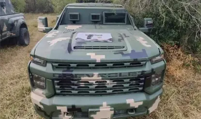 Destruye FGR 2 autos con blindaje artesanal y 59 máquinas tragamonedas en BC Sur