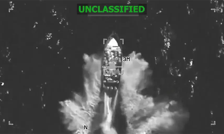 EE. UU. lanza nuevo ataque contra supuesta embarcación con narcóticos en el océano Pacífico