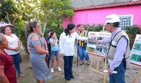 Rehabilita Centro viviendas afectadas por tromba en Buenavista Río Nuevo y en González