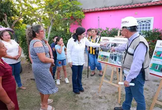 Rehabilita Ayuntamiento de Centro viviendas afectadas por tromba en Buena Vista Río Nuevo y en González