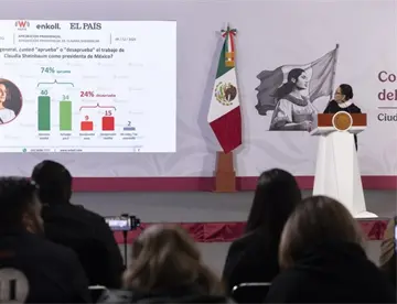 Ante ataques, Rosa Icela presume encuesta de apoyo a Sheinbaum