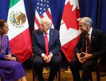 Sheinbaum, Trump y Carney sostienen primer cara a cara trilateral