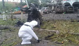 FGR investiga como terrorismo explosión de coche bomba en Michoacán; suman cinco muertos