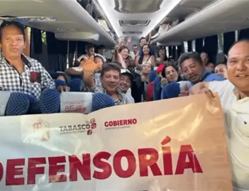 Gobierno de Tabasco habría pagado 11.2 mdp en camiones para evento de Sheinbaum, afirma MAD