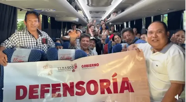 Gobierno de Tabasco habría pagado 11.2 mdp en camiones para evento de Sheinbaum, afirma MAD