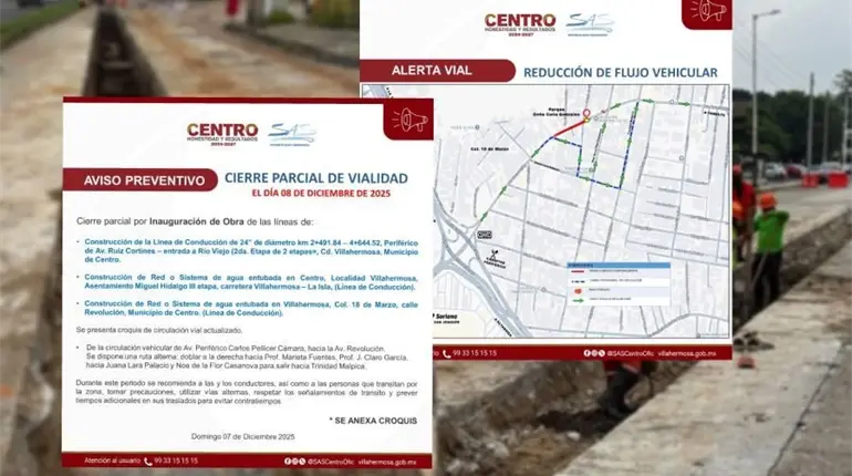 Hoy inaugura Centro tres nuevas líneas de agua potable en Periférico