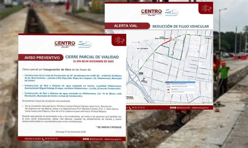 Hoy inaugura Centro tres nuevas líneas de agua potable en Periférico