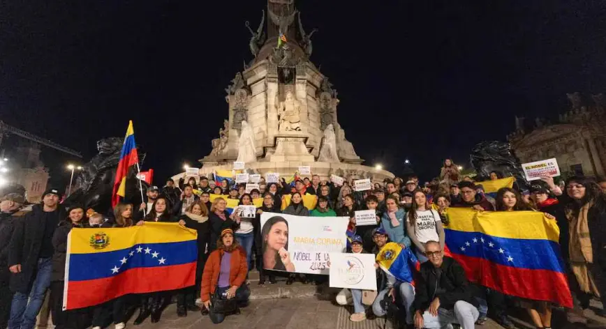 Simpatizantes de María Corina celebran su Premio Nobel en 80 ciudades del mundo