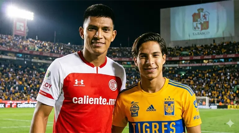 Los tabasqueños Gallardo y Lainez van a la final Tigres vs Toluca