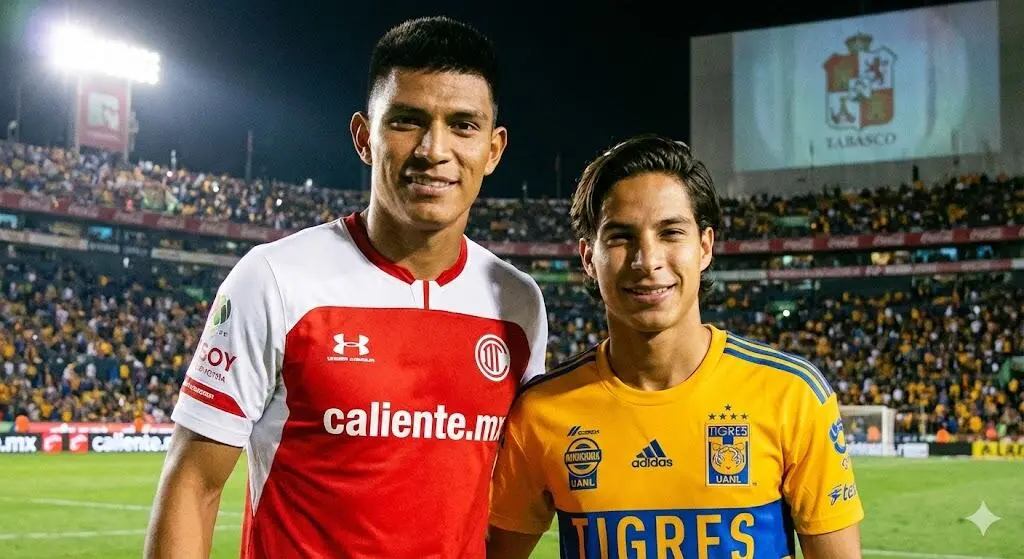 Los tabasqueños Gallardo y Lainez van a la final Tigres vs Toluca Los tabasqueños Gallardo y Lainez van a la final Tigres vs Toluca