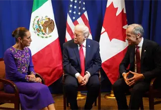 Trump califica de muy productiva" la reunión con Sheinbaum y Carney tras sorteo del mundial