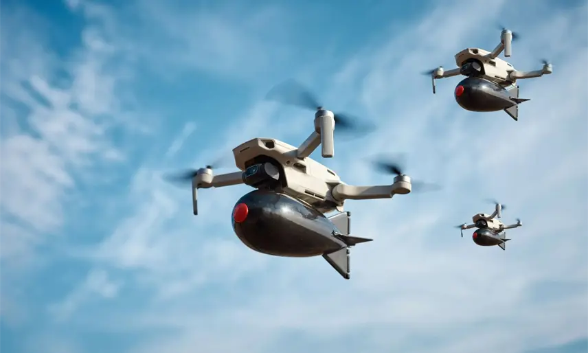 Reporte de la Defensa revela que el CJNG, Santa Rosa y Unidos, son los cárteles que más usan drones