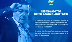 Luis Fernando Tena seguirá como DT de Guatemala