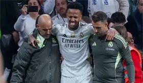 Éder Militão será baja hasta por ocho meses con el Real Madrid