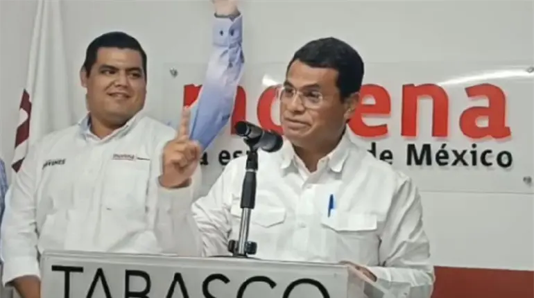 Emplaza Morena Tabasco a Andrade para presentar pruebas y denuncias por presunto gasto en "acarreos"