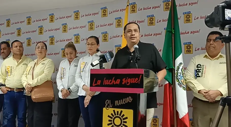 Denuncias de Morena carecen de sustento y serán desechadas, vaticina el PRD Tabasco