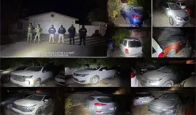 Aseguran 24 vehículos a células criminales en Sonora; la mayoría con reportes de robo en EE.UU.