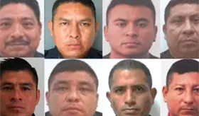 Ofrecen recompensa por 9 polic&iacute;as municipales acusados de desaparici&oacute;n forzada