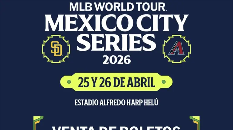 Padres y Diamondbacks jugarán la México City Series 2026 en el Alfredo Harp Helú