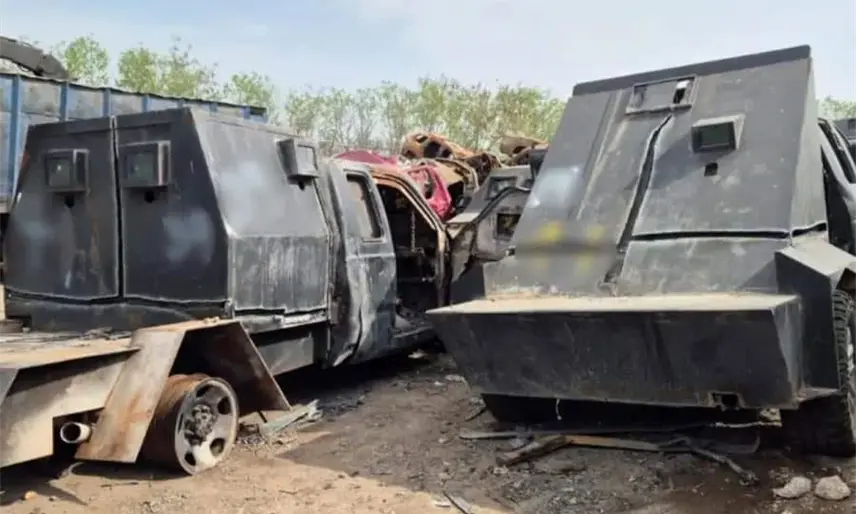 Aseguran 3 talleres de blindaje artesanal de autos en Culiacán