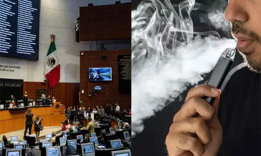 Senado aprueba prohibición de vapeadores y cigarrillos electrónicos en México