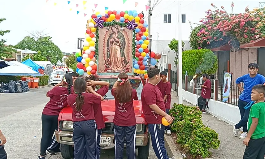 Inician festividades de la Virgen de Guadalupe en el Santuario de la Primero de Mayo