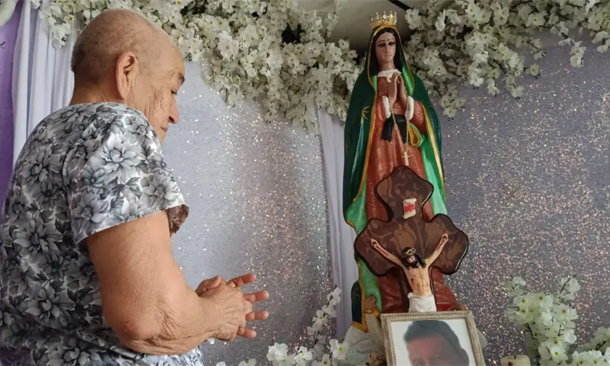 Con más de 33 años recibiendo a peregrinos, doña Caro es ejemplo de fe y devoción guadalupana