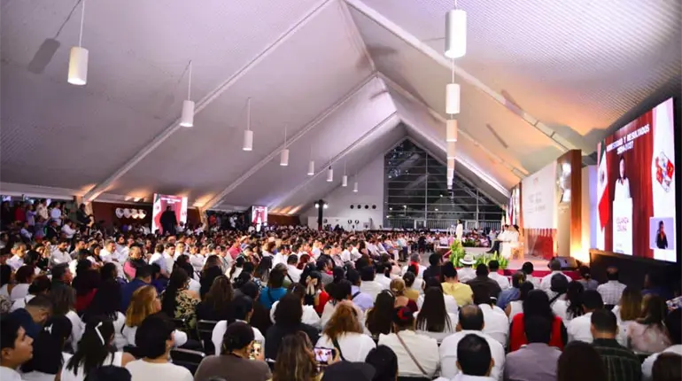 "Me dio mucho gusto": Yolanda Osuna sobre presencia de l&iacute;deres de oposici&oacute;n en su Informe