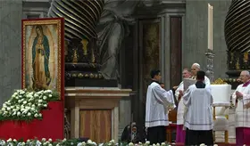 Encabeza el Papa Le&oacute;n XIV su primera misa dedicada a la Virgen de Guadalupe