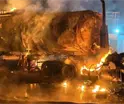 Se incendia pipa con diésel en zona industrial de Altamira, Tamaulipas