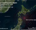 Sismo de magnitud 6.7 sacude Japón