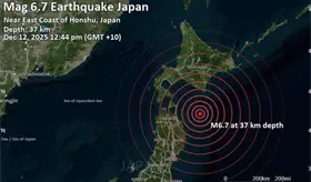 Sismo de magnitud 6.7 sacude Japón