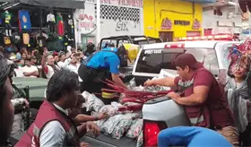Decomisan petardos en calles aledañas a mercados de Villahermosa